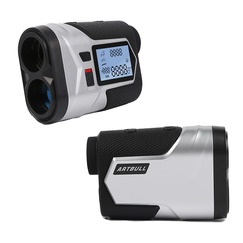 Rangefinder Laser Golf - 650m 스크린 경사 조절 기능이 있는