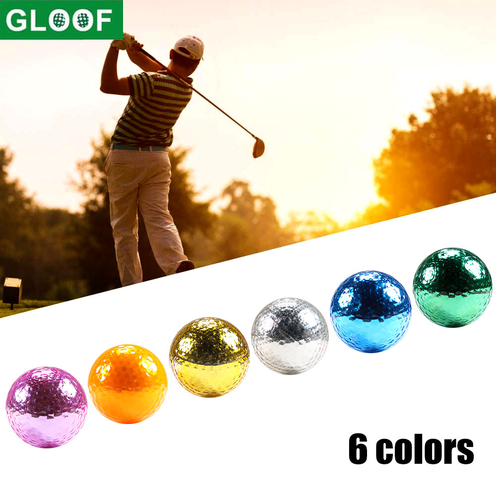 Golf Ball Premium - 1Pcs 직경 42.7mm 금속 도금 컬러