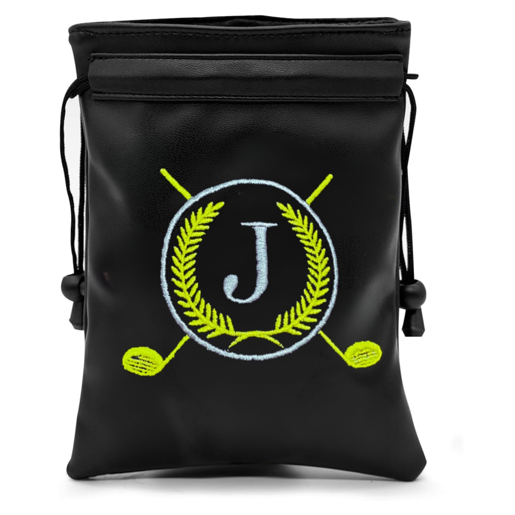 Golf Equipment Drawing - 재미있는 골프 귀중품 파우치, PU 가죽