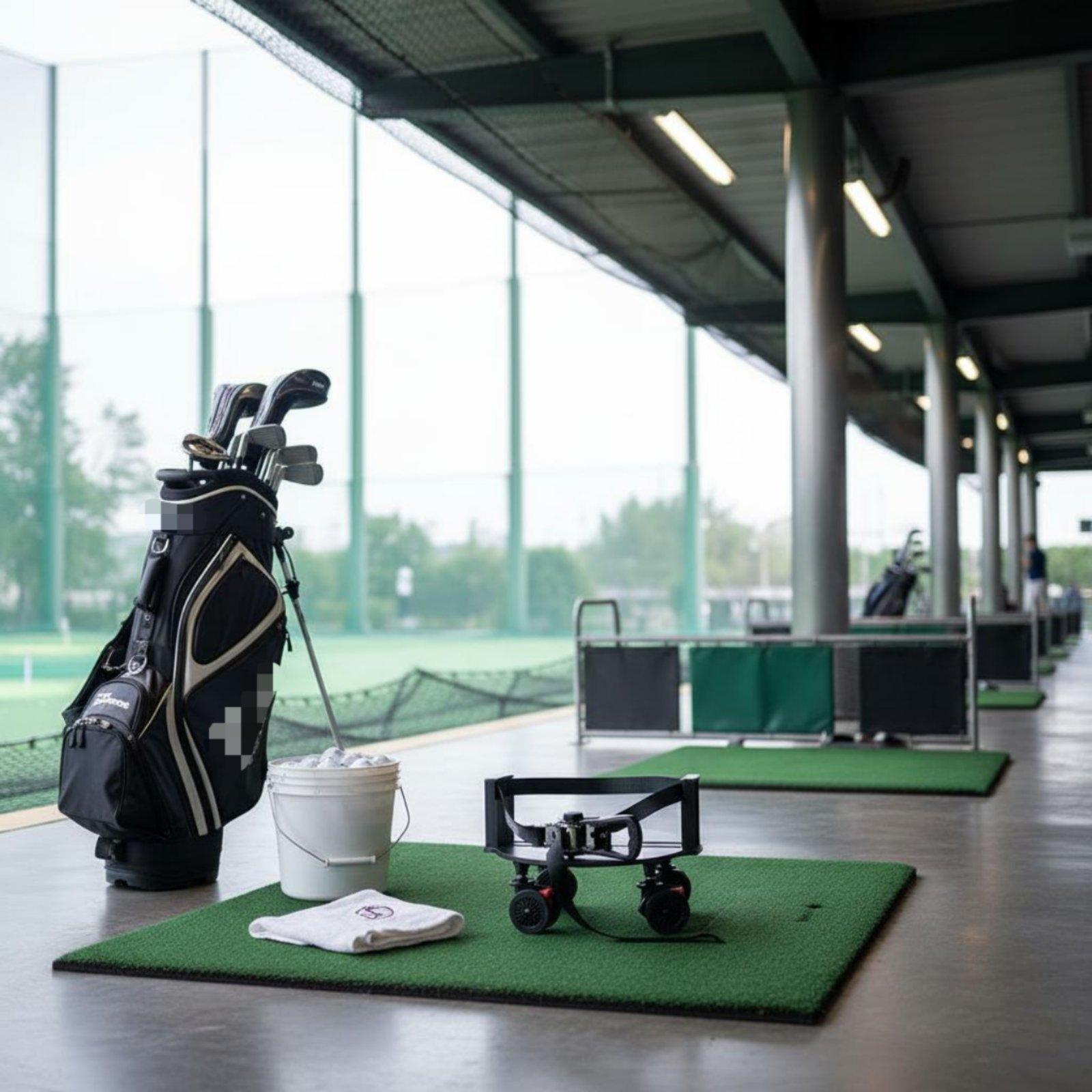 Golf Equipment Bag - 휴대용 골프 장비 스탠드 회전식 브레이크