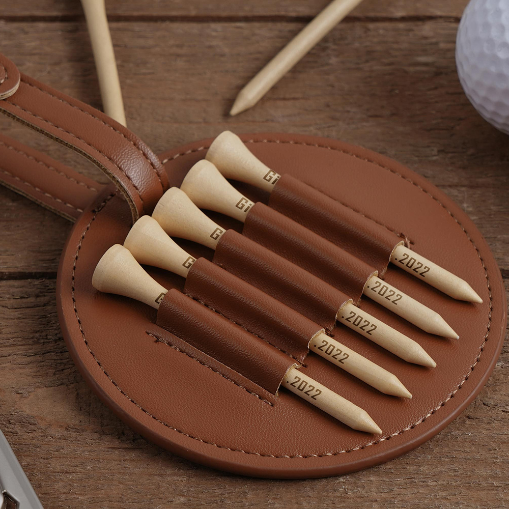 개인화 된 사용자 정의 메이플 우드 골프 티 PU 가죽 - Golf Ball Premium 리뷰 및 가격