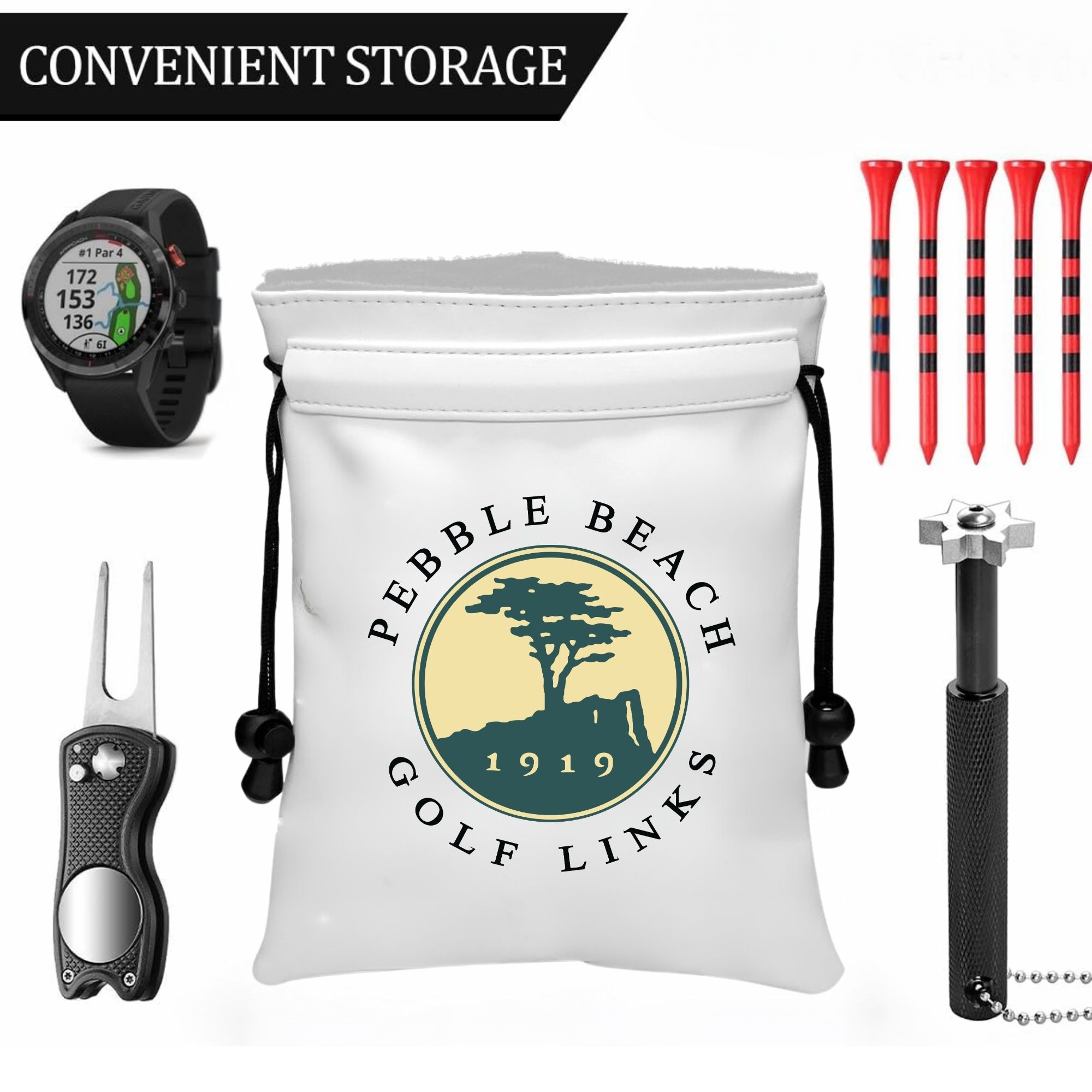 크라운 골프 귀중품 가방, 재미있는 골프 귀중품 파우치 - Golf Equipment Drawing 리뷰 및 가격