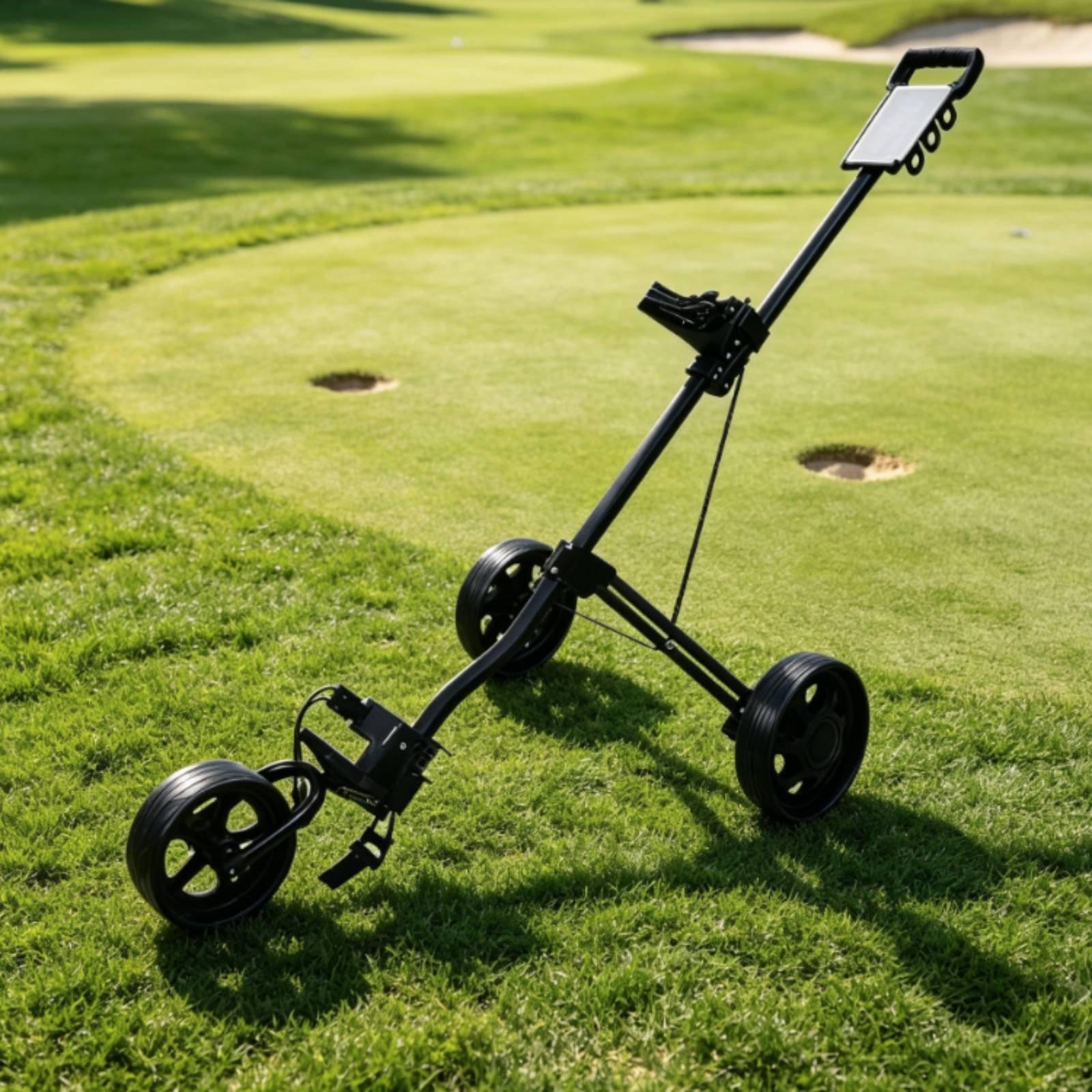 골프 장비 접이식 푸시 카트 알루미늄 합금 골프 캐리어 - Golf Equipment Bag 리뷰 및 가격