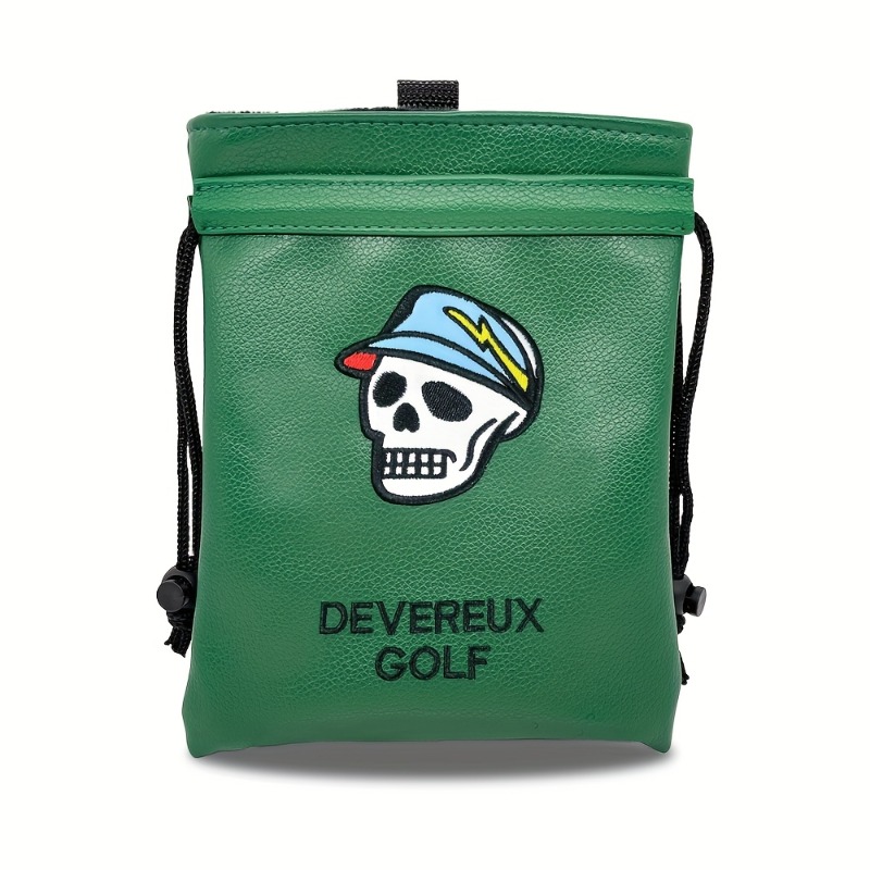 조임끈이 달린 휴대용 그린 골프 귀중품 가방, 골프공  - Golf Equipment Drawing 리뷰 및 가격