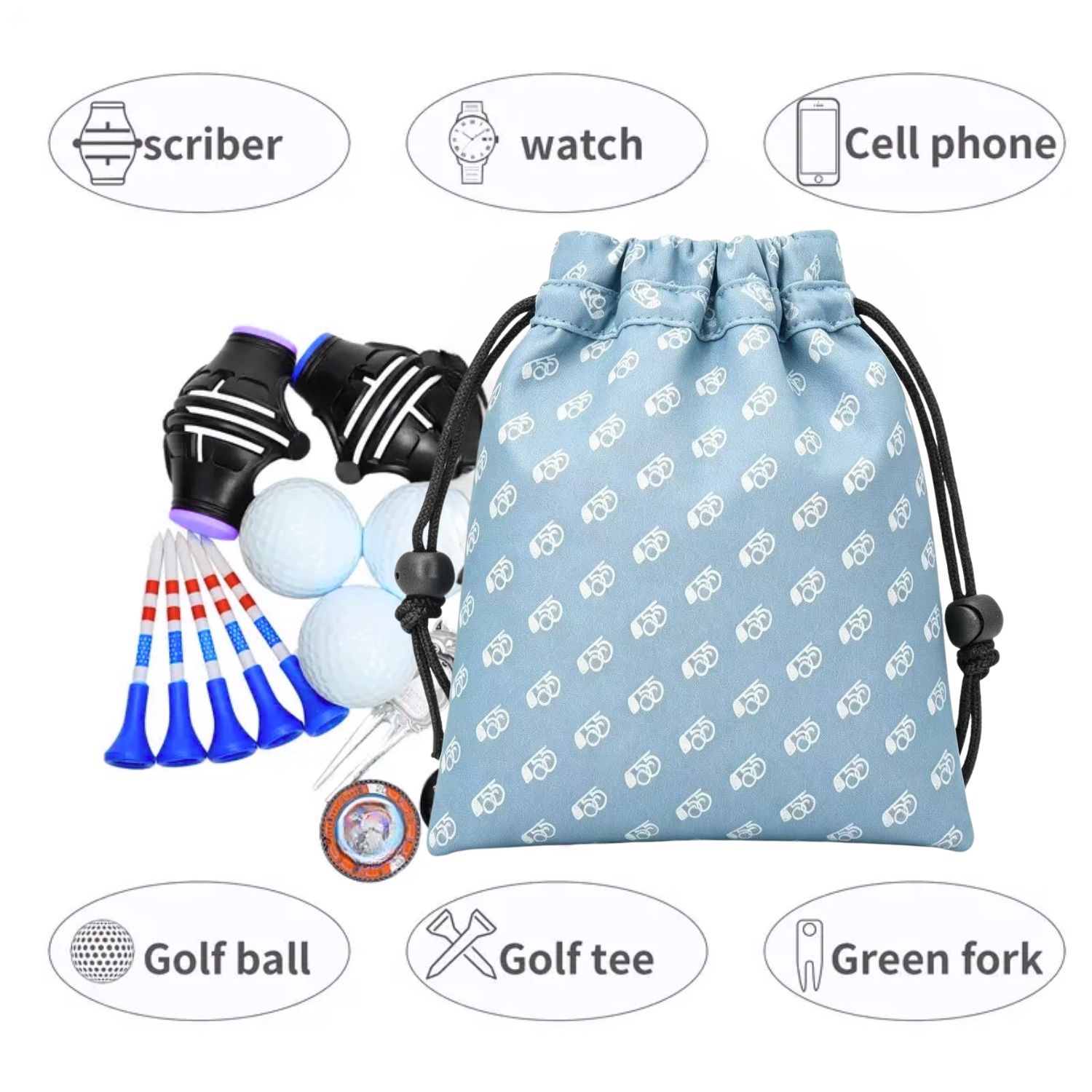 미니멀리스트 스타일의 블루 골프 귀중품 가방, 드로스트 - Golf Equipment Bag 리뷰 및 가격
