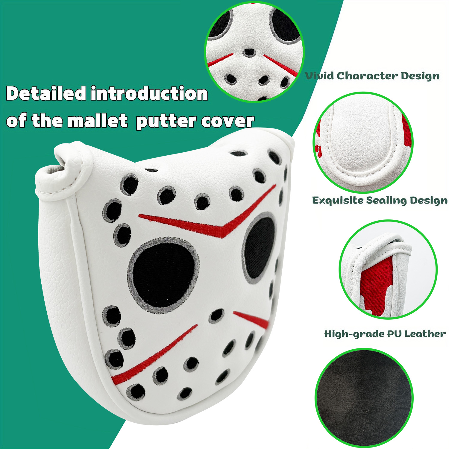 퍼터 커버 골프 퍼터 커버 말렛 퍼터 헤드커버 골프 클 - Headcover Driver 리뷰 및 가격